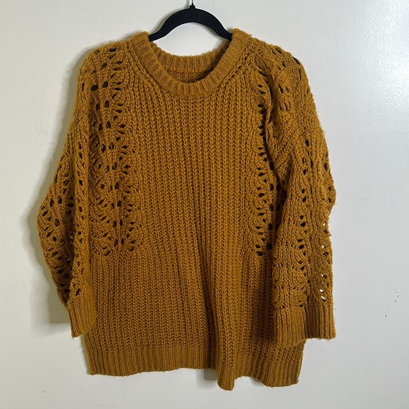 Anthropology pilcro mustard sweater size XS - Picture 4 of 16